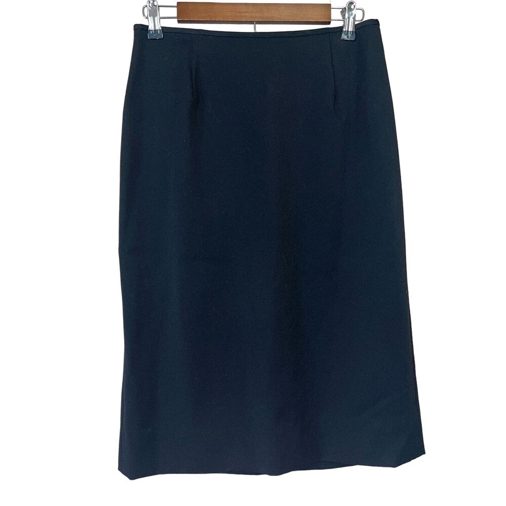Spencer Tylar Womens Sz 10P Petite Knee Length Skirt Black